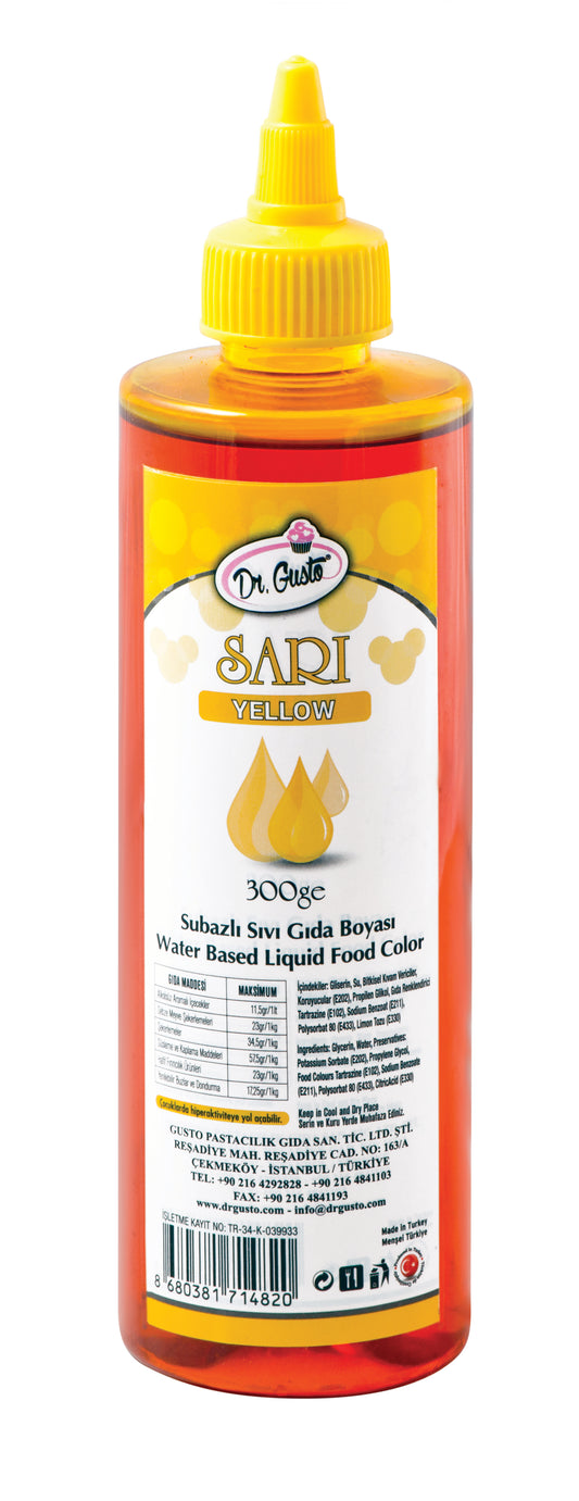 საკვები თხევადი საღებავი წყალშიხსნადი, 250გრ.