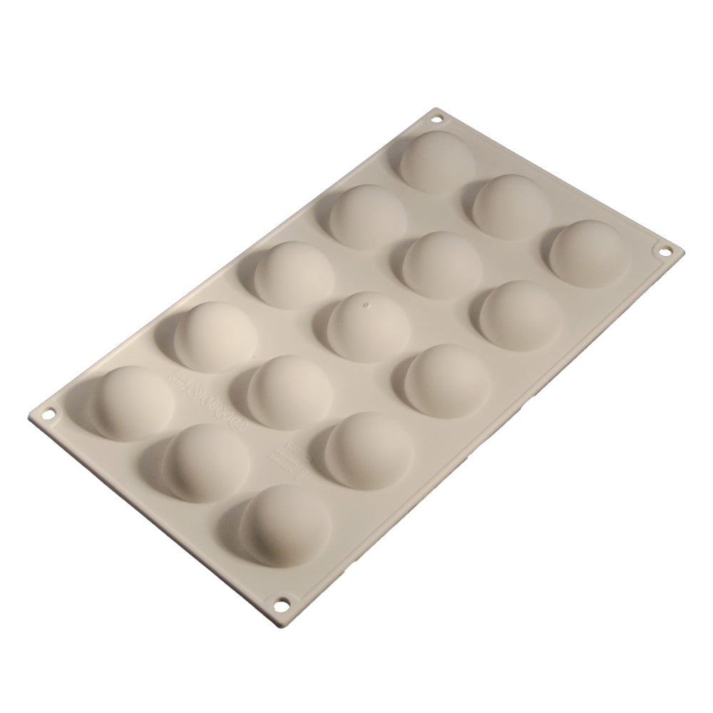 სილიკონის ფორმა Flexipan"ნახევარ-სფეროები" 15ც.-ნი