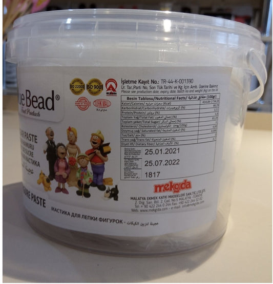 შაქრის პასტა (მასტიკა) ფიგურების საძერწი, 1კგ.