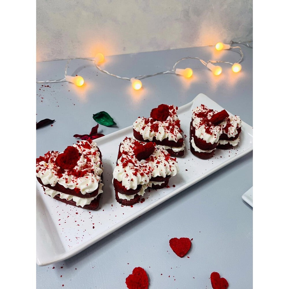 სილიკონის ფორმა "გული" 6ც.