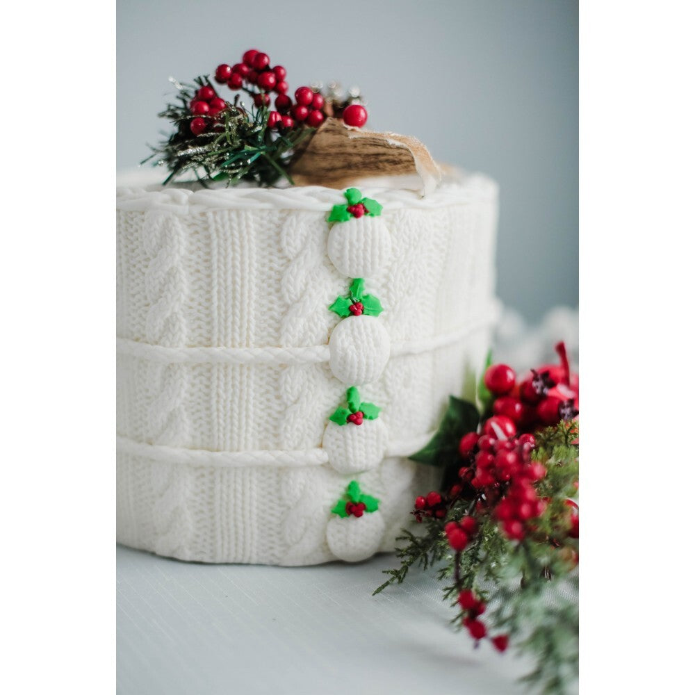 სილიკონის მოლდი "ნაქსოვი ნაწნავი"