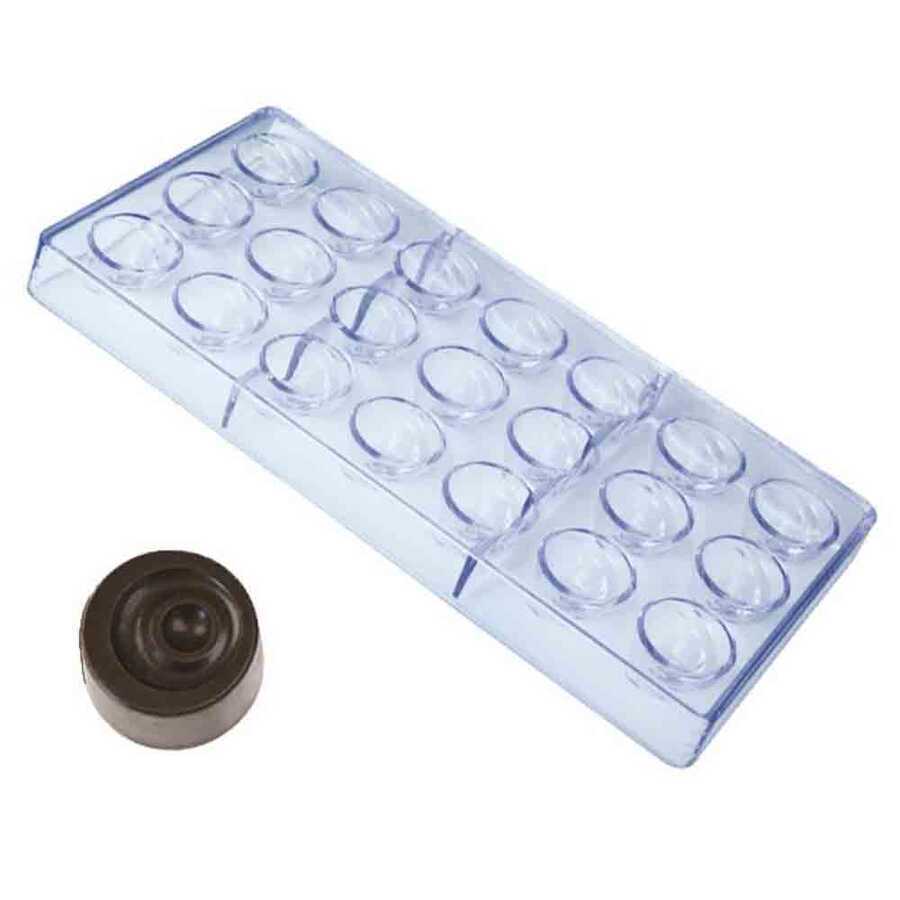 პოლიკარბონის ფორმა შოკოლადისთვის "ხვეული" 1ც.