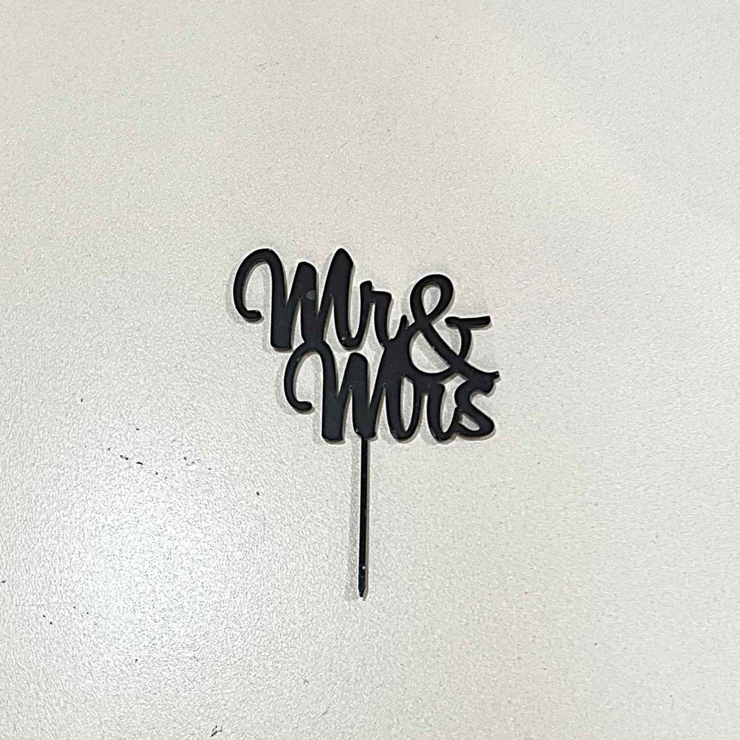 ტოპერი "Mr&Mrs" აკრილი