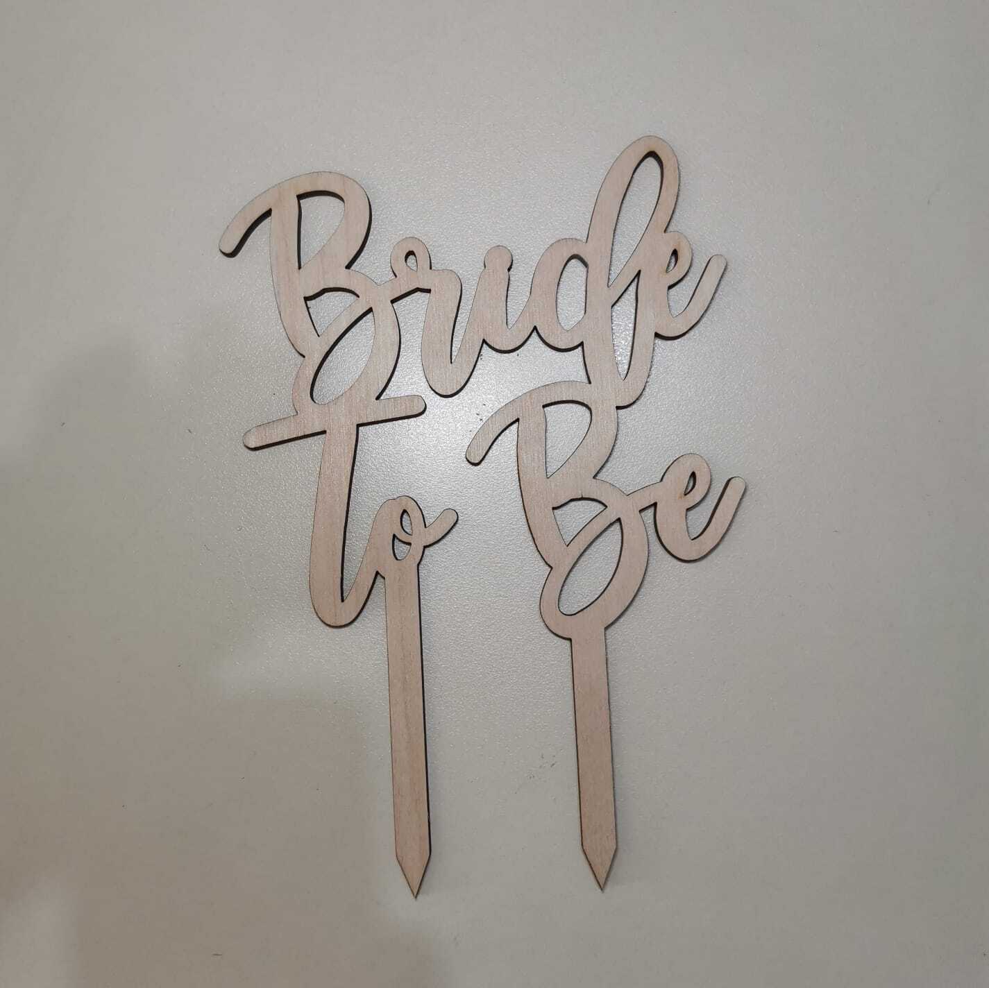 ტოპერი "პატარძალი" ხის