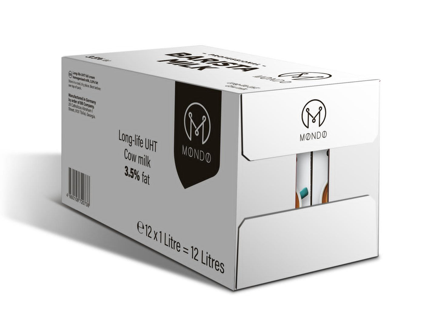 კრემი ულტრაპასტერიზებული 3.5% "barista" 1ლ.