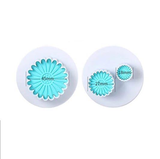 პლასტმასის პლუნჟერი (გამოსაჭრელი) გვირილები 3ც.