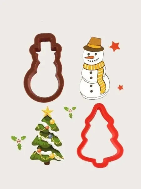 გამოსაჭრელები საახალწლო პლასტმასის 2ც-ანი