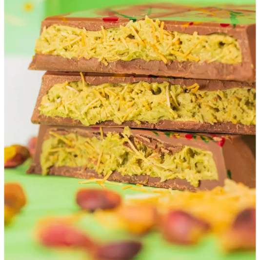 სილიკონის ყალიბი "ფილა ჩამონაღვენთით" დუბაი შოკოლადისთვის 1ც