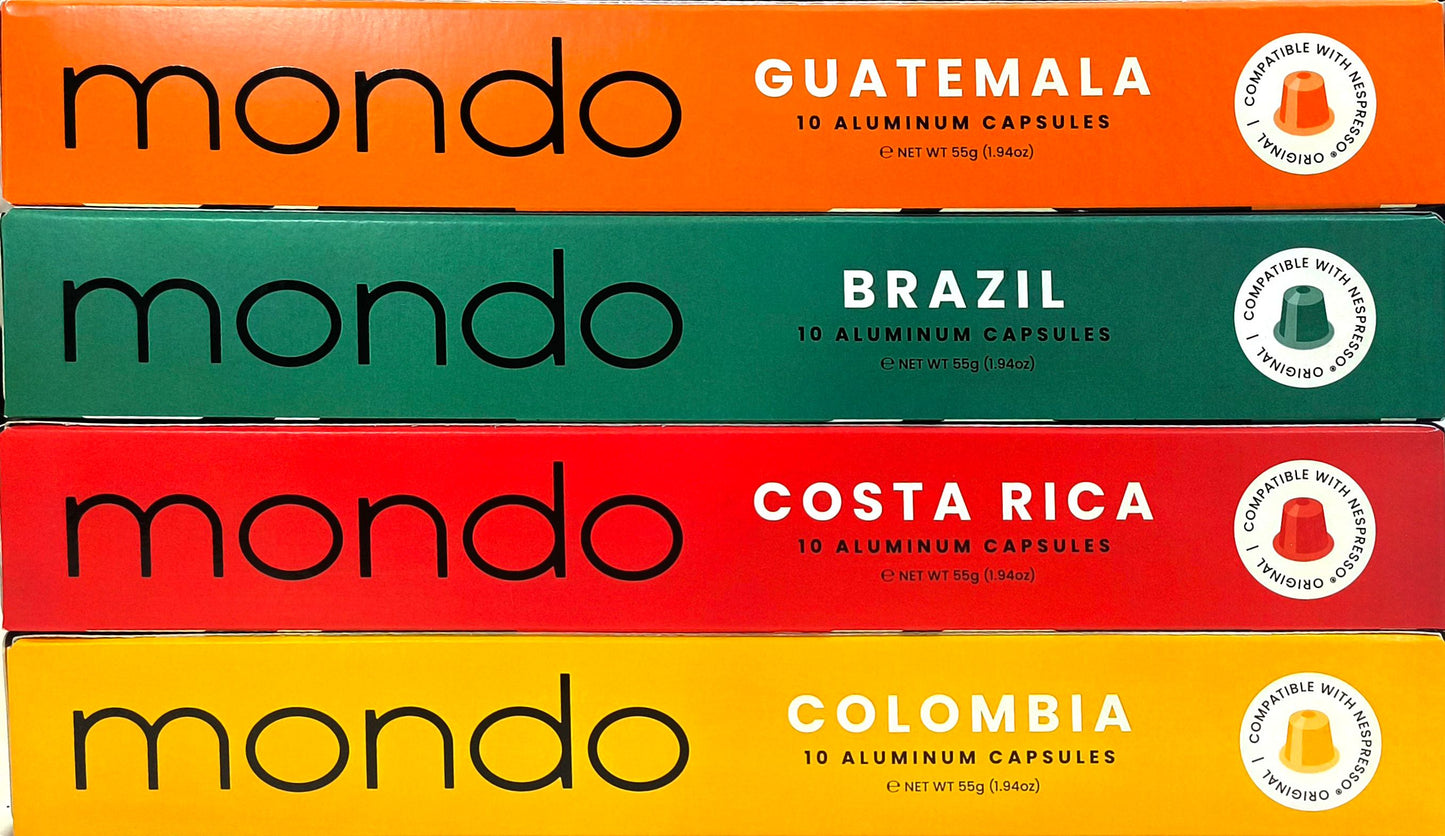 ყავის კაფსულები "Costa Rica" Mondo 10ც.