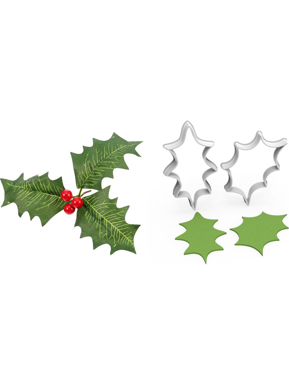 გამოსაჭრელი პლასტმასის "ფოთლები" 2 ცალიანი