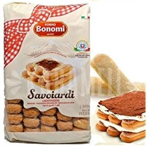 ბისკვიტის ორცხობილა სავოიარდი. Bonomi. 400გრ.