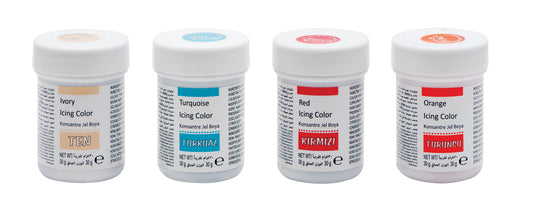 საკვები გელის საღებავი წყალში ხსნადი 30გრ.