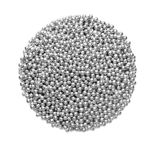 შაქრის დრაჟე ვერცხლისფერი 100გრ.