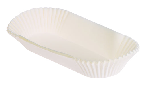 გოფრირებული კაპსულები  ეკლერებისთვის 15ც. დიდი თეთრი