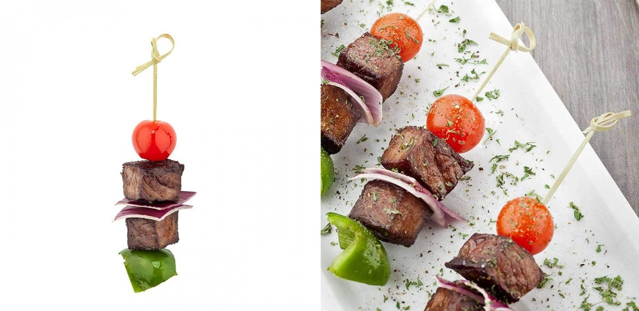 ჩხირები კანაპესთვის "კვანძი" ბამბუკი 10სმ. 250ც.