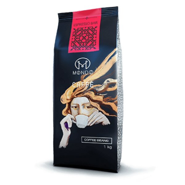 ყავის მარცვლები Mondo Espresso Bar. შეფუთვა 1კგ.