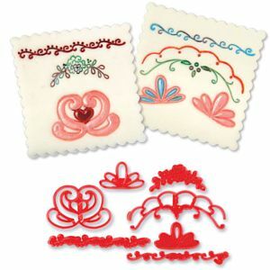 ტრაფარეტი ორცხობილისთვის "ყვავილი"