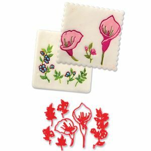 ტრაფარეტი თაფლკერასთვის "ყვავილები"