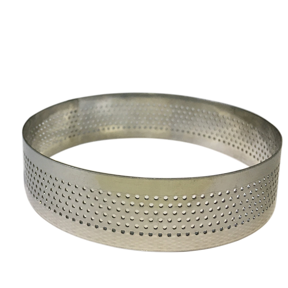 ლითონის პერფორირებული რგოლი (ტარტი) - დიამეტრი 8სმ