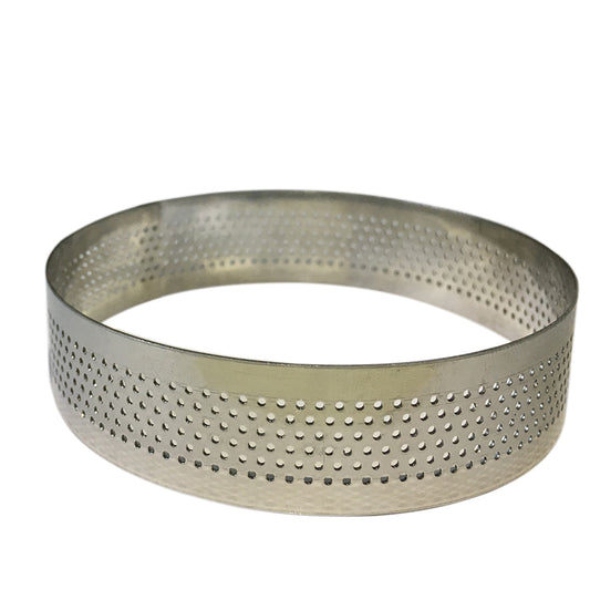 ლითონის პერფორირებული რგოლი (ტარტი) - დიამეტრი  8სმ