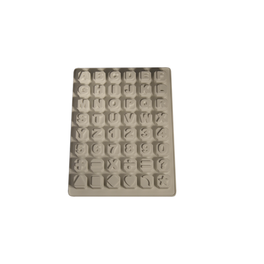 სილიკონის ფორმა "ანბანი და რიცხვი"