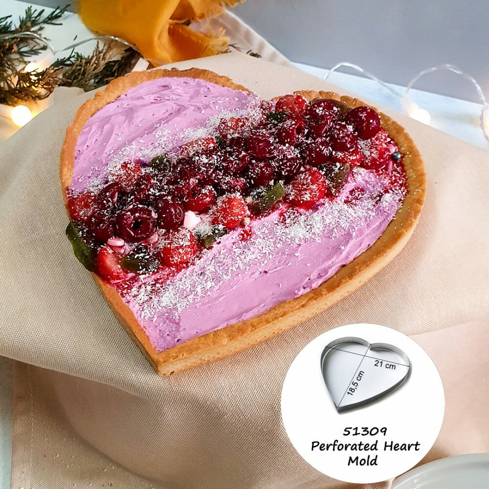 ლითონის პერფორირებული ფორმა (ტარტი) - "გული"