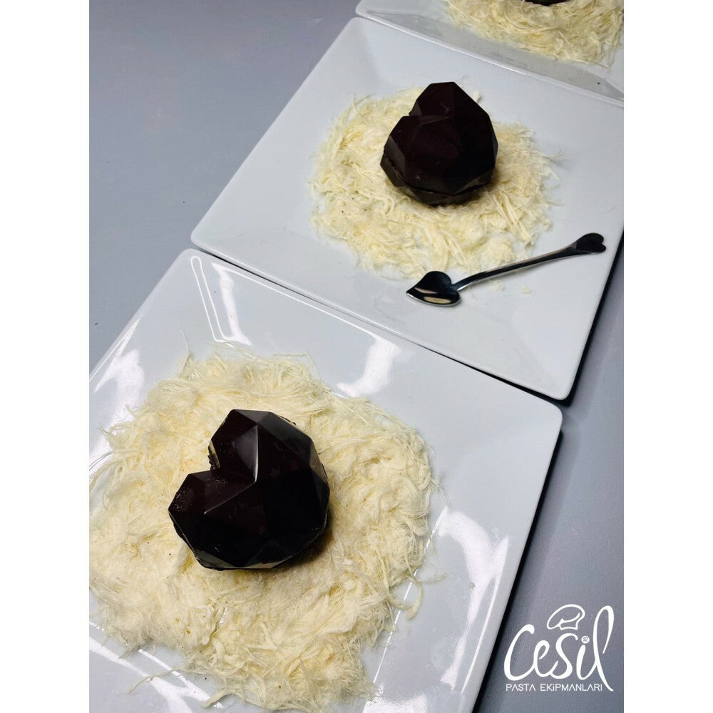 სილიკონის მოლდი  "ბრილიანტის გული" 8ც.-ნი