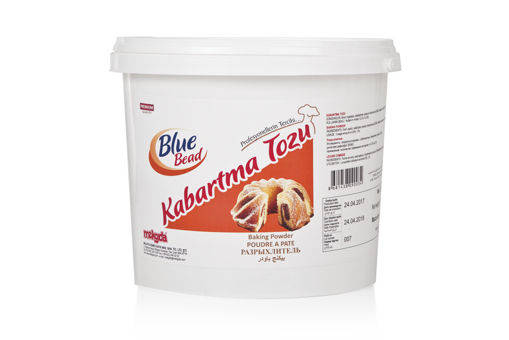 საკონდიტრო გამაფხვიერებელი ლურჯი მძივი 2კგ.