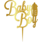 ტოპერი "baby boy" ოქროსფერი