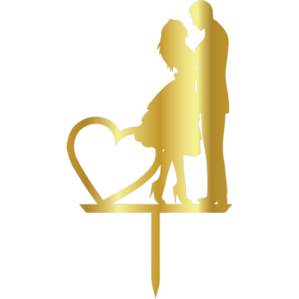 ტოპერი "woman&man" ოქროსფერი