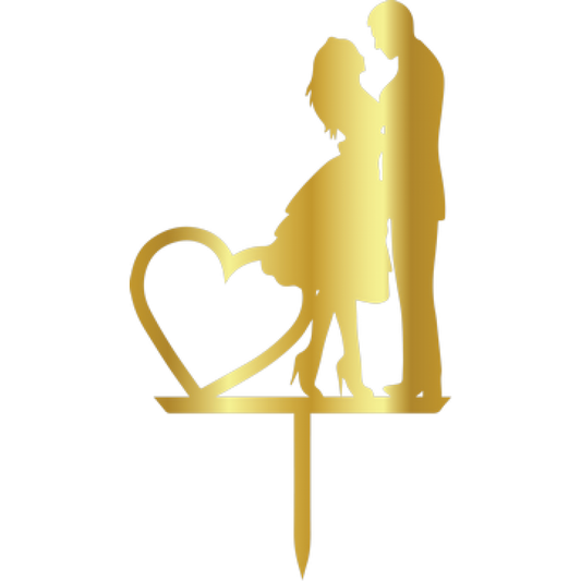 ტოპერი "woman&man" ოქროსფერი