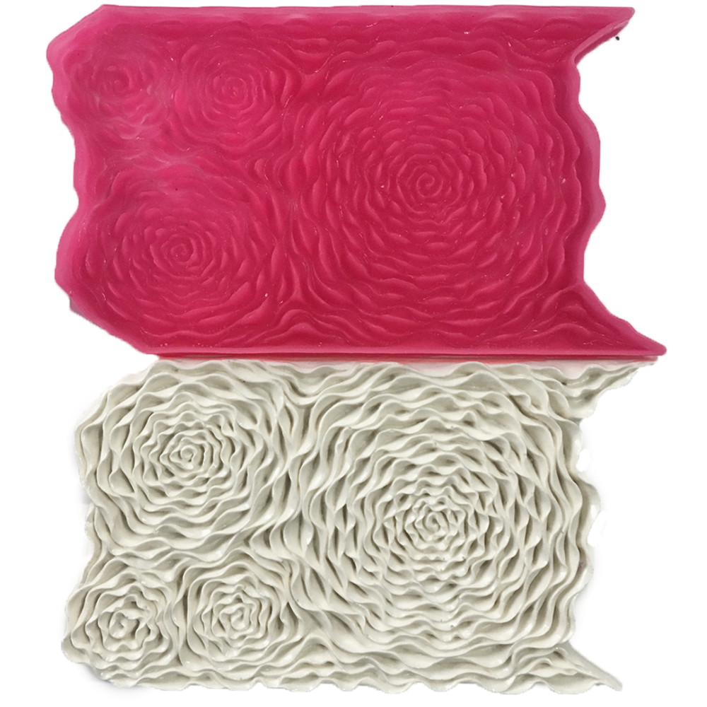 სილიკონის მოლდი "ყვავილის ტექსტურა"