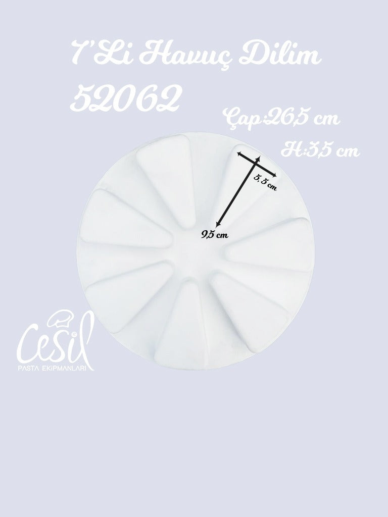 სილიკონის ფორმა "7 ნაჭერი"