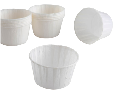 ქაღალდის ფორმა კაპქეიქებისთვის 1ც. თეთრი