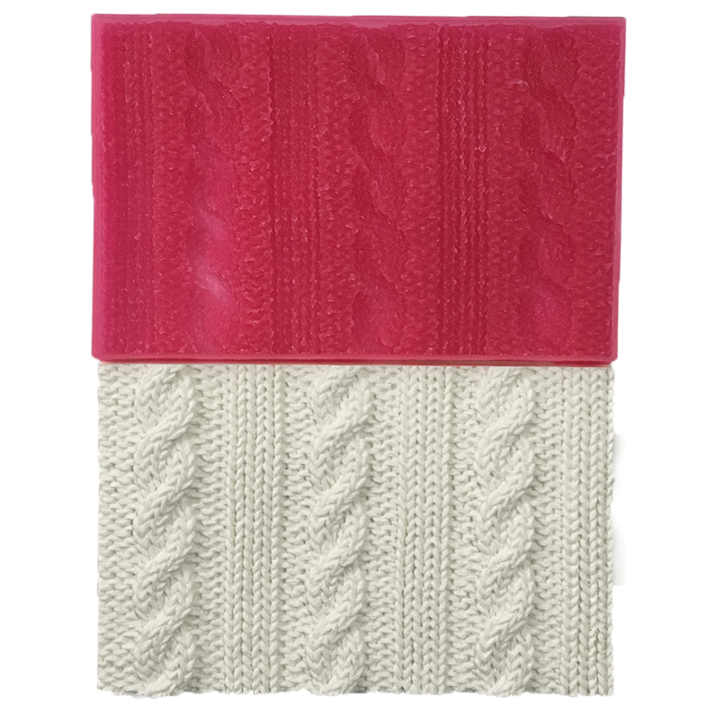 სილიკონის მოლდი "ნაქსოვი ნაწნავი"