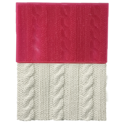 სილიკონის მოლდი "ნაქსოვი ნაწნავი"