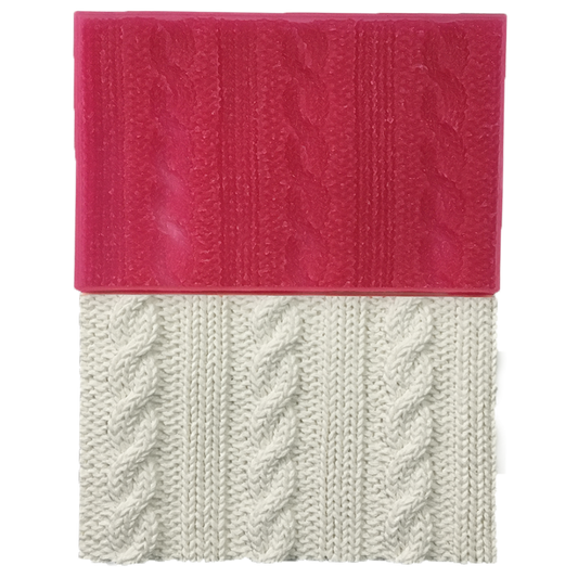 სილიკონის მოლდი "ნაქსოვი ნაწნავი"