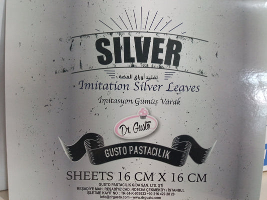 ვერცხლის ფოთლის იმიტაცია (პოტალი) 100ც.