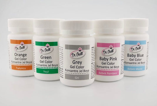 საკვები გელის საღებავი წყალში ხსნადი 100გრ.