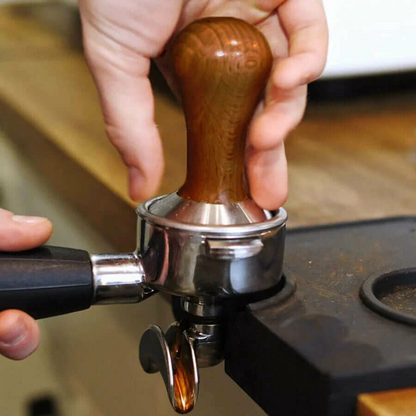 ტემპერი ყავისთვის ხე ფოლადი 1ც.