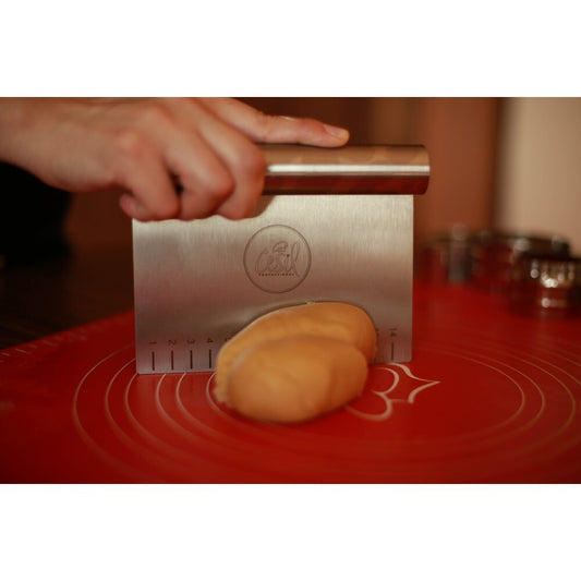 ლითონის დანა გასასწორებელი სახაზავით 15სმ.