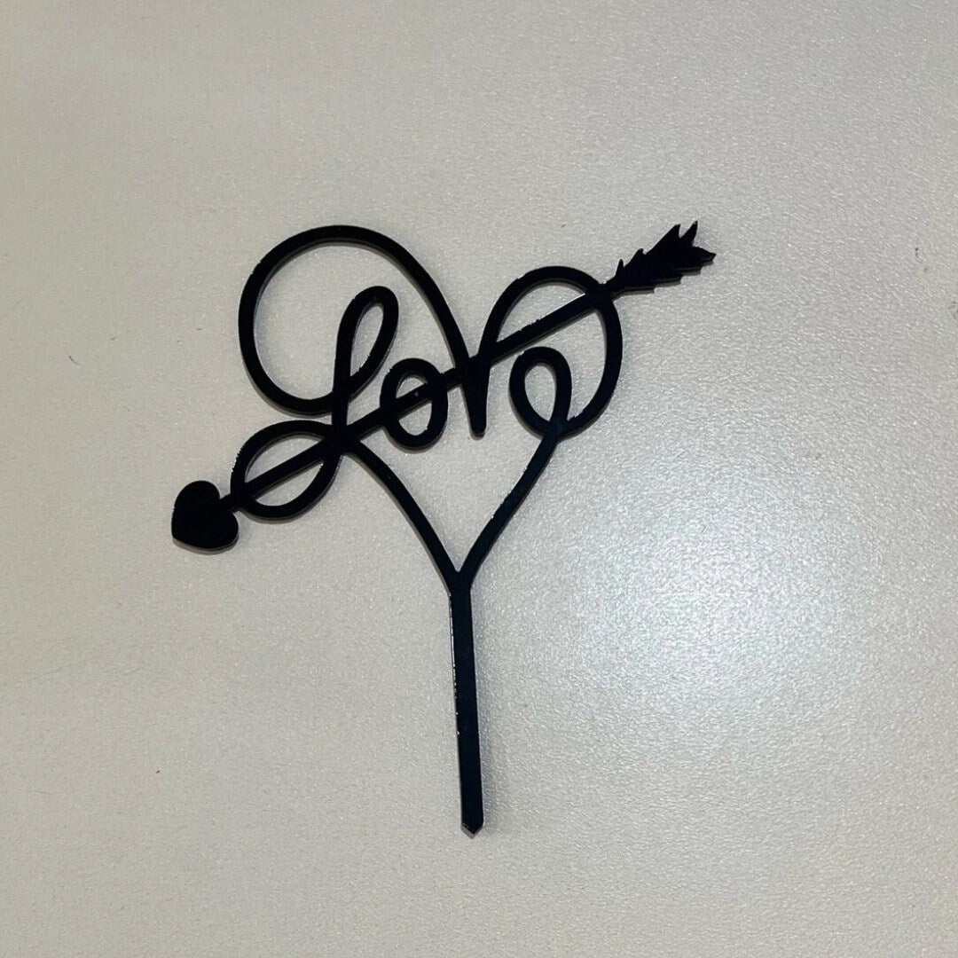 ტოპერი "სიყვარული" აკრილი