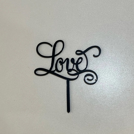 ტოპერი "სიყვარული" აკრილი