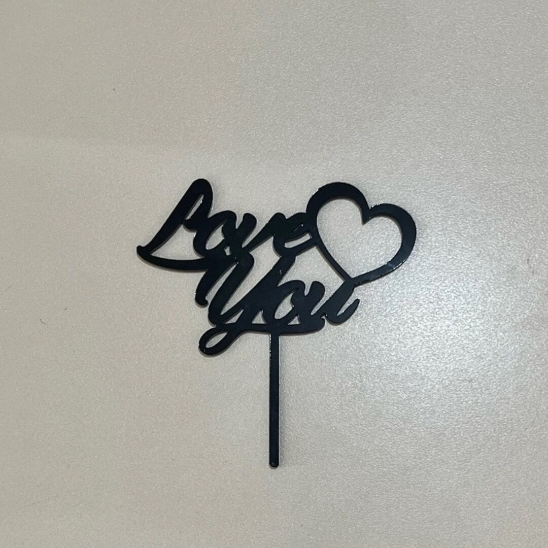 ტოპერი "მიყვარხარ" აკრილი