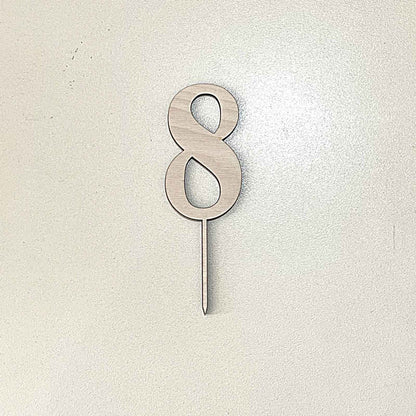 ტოპერი "ციფრი" ხის