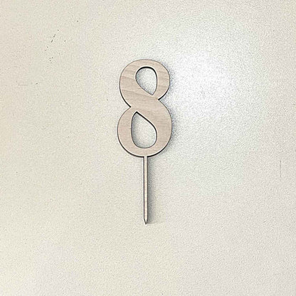 ტოპერი "ციფრი" ხის