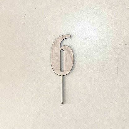 ტოპერი "ციფრი" ხის