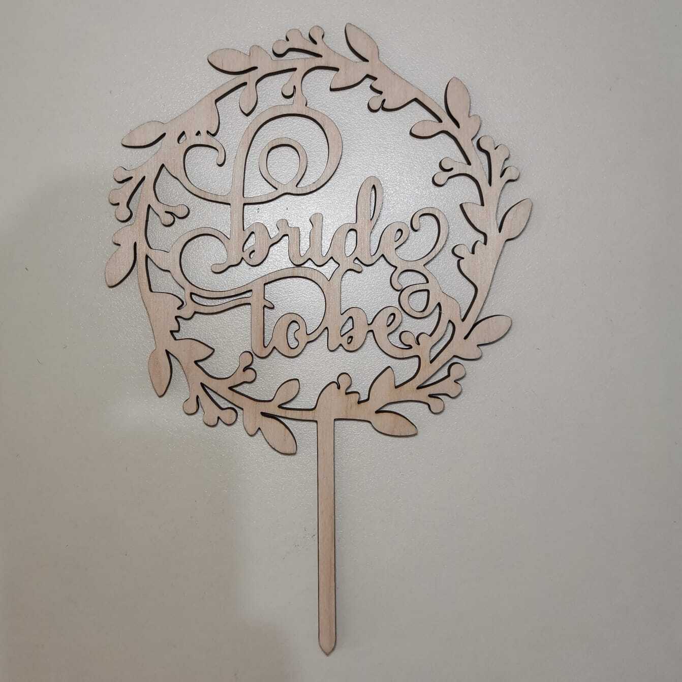 ტოპერი "პატარძალი" ხის