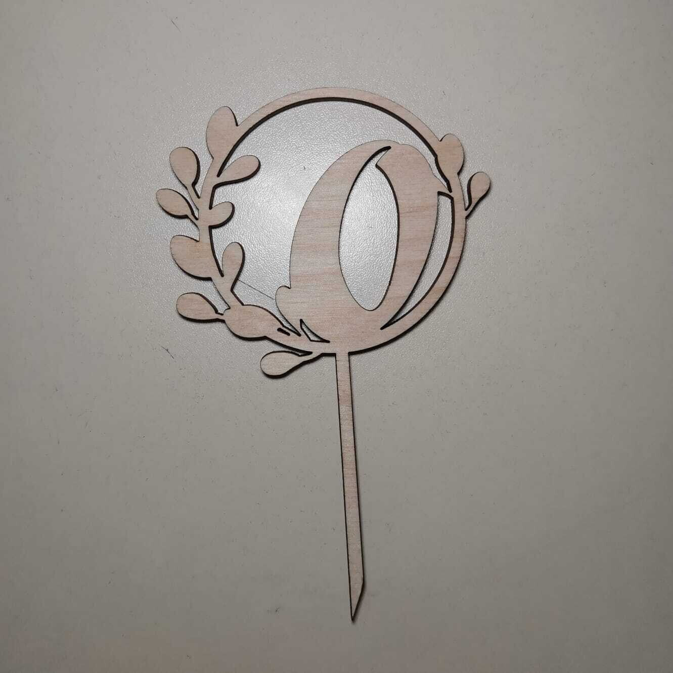 ტოპერი "ციფრი" ტოტიანი ხის