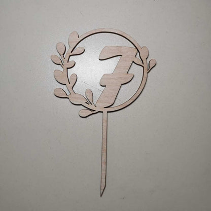 ტოპერი "ციფრი" ტოტიანი ხის